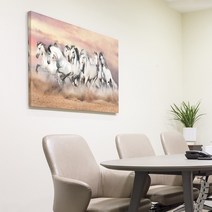 출세운 팔마도 칠마도 행운을부르는 말그림 사장님 회장님 캔버스 액자, 15.승진 백마도