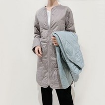 여성 바람막이 경량 롱 패딩 작업복 점퍼 라비르