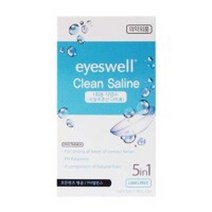 아이스웰 1회용 콘텍트렌즈 식염수(7ml*5ea)*6통