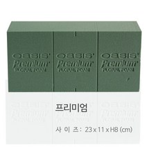 오아시스 프리미엄 후로랄폼 낱개1개/플로라폼 꽃수반 꽃블럭