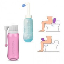 직장 가정 휴대용 수동 비데 개인용 캠핑 여행 출장 필수품 파우치증정, B타입