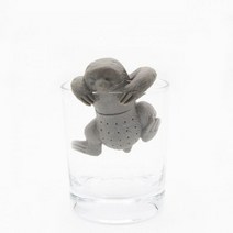 차 주입기 실리콘 티백 여과기 필터 멀티 모양 커피 홍차 꽃 귀여운 주전자 사람들이 물 티웨어 118739, A