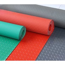 공장 작업현장 미끄럼 방지 매트 안전 매트 바닥 카펫, 0.9x15M 녹색