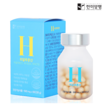 한미양행 히알루론산 영양제 피부보습 피부건강 500mg 2개월분, 2통, 60캡슐