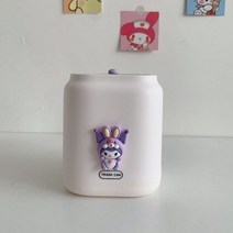 산리오 쓰레기통 시나모롤 휴지통 헬로키티 미니휴지통 480894 오리지널 헬로 키티 마이 멜로디 쿠로미 데스크탑 쓰레기통 만화 싼리오 학생 기숙사 선물, 15.5cm 11cm, SGZZ-bsklmzmljt-01