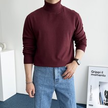 데일트 남자 캐시미어 목폴라 터틀넥 니트