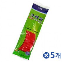 MDG5381 다용도 생고무장갑-특대형x5개 작업용고무장갑 설겆이 (김장고무장갑/김장용고무장갑/김장용장갑/김장용품), 상세페이지 참조, 특대(XL) 이상