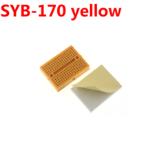 페그보드 MB-102 400 830 포인트 무납땜 PCB 브레드 SYB-170 SYB-46 120 ZY-204 65 스트립 점프 와이어 키트 5 개 2 개, 13.170YELLOW 5PCS