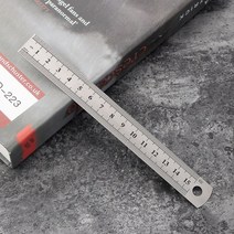 양면 눈금 스틸자 재단 제도용 스텐 컷팅자 15cm, 상세페이지 참조