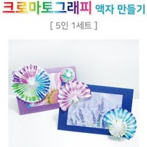 크로마토 그래프 아트 액자만들기 5인세트 교과서실험