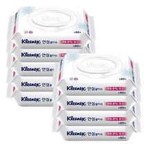 크리넥스 안심 물티슈 캡 60매, 9팩