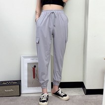 쿨링 아이스 스판만땅 카고 밴딩조거팬츠