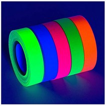 .5 in x 60 ft (PER ROLL!) 5-Pack UV Blacklight Reactive Fluorescent/Neon Party Tape null, 1, .5 in x 60 ft (BEST DEAL!)