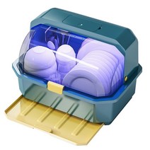 소독기 살균전조기 자외선소독 식기건조기 찬장소독, 특대 후레쉬블루 반플립식 탈수기