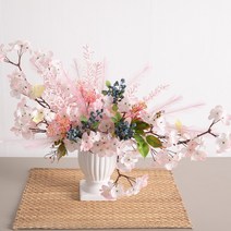 엄브렐러벚꽃센터피스 58cmP 조화 인테리어 꽃 장식 소품 테이블 FMFUFT