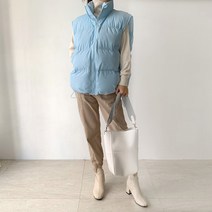 네모 여성용 볼륨베스트 패딩