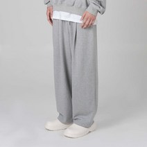 +[플렉스온]+(MediaOff) M.O 원턱 와이드 웻팬츠 트레이닝 남자바지 일자 츄리닝[FLEXONmarket]+