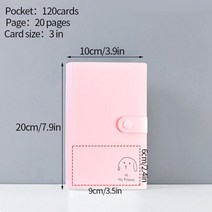 포카홀더 64/80 포켓 사진 앨범 3 인치 투명 포토 카드 홀더 인스탁스 미니 스토리지 책 명함 앨범 사진 수집, 02 S1 120 Cards
