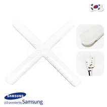 LED 국산 십자등 60W 삼성칩, 1개, 주광색