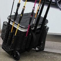 TL 차량용 낚시대 거치대 겸 아이스박스 40L /태클박스 캐리어, 혼합색상