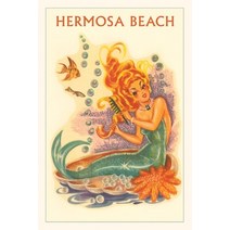 (영문도서) Vintage Journal Hermosa Beach Mermaid Paperback, Found Image Press, English, 9781648118319