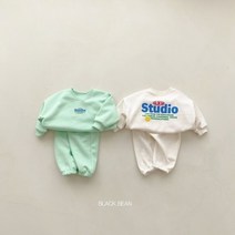 봄 스튜디오베베세트 아기 베이비 베베 6개월애기 돌아기 상하복