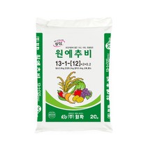 협화 원예추비 20kg 원예용 복합비료 웃거름 13-1-12, 단품