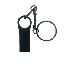 ST1 메탈 키링 블랙 USB메모리, 8GB