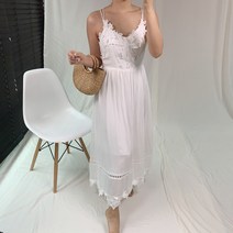 나시 롱 백리스 원피스 허니문룩 바캉스룩 보라카이 괌