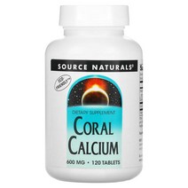 소스내추럴스 산호 칼슘 600mg 120정, 4병