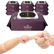 아기생각 부드러운 물티슈 두꺼운 도톰한 캡형 안전한 무자극 안심 아기 물티슈 10팩, 데일리 100매x10팩(캡형)