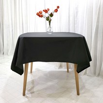 방수식탁보 10월 블랙테이블보 검은색 크기 145x145 관공서 네일홍보 코엑스전람회 전시 유치원, 누리겟쿠팡 본상품선택, 누리겟쿠팡 PU검정, 누리겟쿠팡 본상품선택