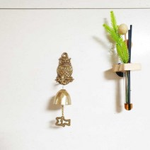 이앤 장군부엉이 1종 황동 현관문 종