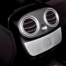 [JR SHOP] 벤츠 E클래스 W213 뒷좌석 부메스터 송풍구 커버 크롬 몰딩 용품, [JR_S]_무광 타입