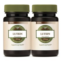 GNC 지앤시 2병 루테인 Lutein 40 mg 30정, 30개