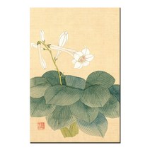 한국화 민화 신사임당 신윤복 책가도 풍수 전통 민속화 풍속화 인테리어 학교 교실 교육 그림 캔버스 액자, 13.신명연-옥잠화