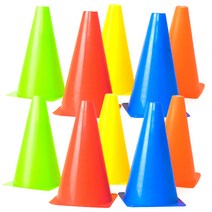 칼라콘23cm 레크레이션 축구콘 라바콘 체육콘, 옐로우(23cm)