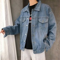 남자 유행타지않는 데이트룩 데님 청자켓 네츄럴룩
