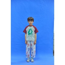 [매직에디션HU]덕콰이어트-DQ31-PT109 멜로디 배기팬츠 SS신상 봄신상 23년 바지 팬츠 아동복 현대울산