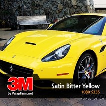 쿨제이 3M 2080-S335 비터 옐로우 반광 차량 셀프 랩핑 PPF 카스킨 생활보호 패키지 마프로 에이버리 크롬 (2740730)