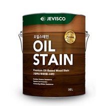 제비스코 오일 스테인 16L 방부목 데크 목재용 스텐 색상 유성, OS 502 티크