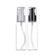 [허브스프레이샵] 플라스틱 고급에센스용기 모음20ml~100ml 화장품공병, 60ml투명용기, 검정캡