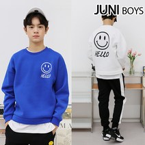 주니보이즈 헬로스마일 상하세트 기모안감