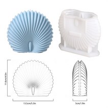 양초만들기 향초 캔들만들기 DIY 쉘 양초 실리콘 금형 크리에이티브 아로마 테라피 석고 수지 수제 공예, 01 LZ550-1