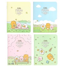 카카오프렌즈 미니 중철노트/유선노트/휴대성좋음, 핑크