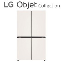 [LG전자] 디오스 오브제컬렉션 4도어 냉장고 (T873MEE012), 베이지+베이지
