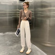 벨벳 면 코듀로이 조거팬츠 보들보들 데일리 밴딩바지