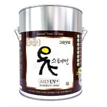 [건축자재팀버주식회사]옻스테인 골드 UV+ 천연오일스테인 외장용 500ML/목재보호도료페인트/천연오일스테인, 마호가니
