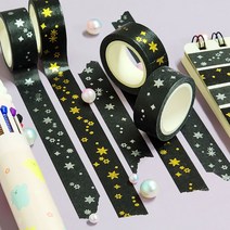금박 은박 마스킹 테이프 눈송이 다꾸스티커 감성스티커 예쁜스티커 디자인스티커, 상세페이지 참조, 상세페이지 참조