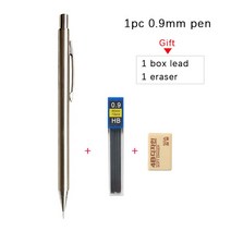 0.3 0.5 0.7 0.9 1.3 2.0mm 금속 기계식 연필 리드 리필 세트 학생 미술 스케치 제도 자동 학교